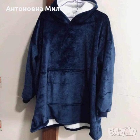 Одеяло със ръкави и качулка , снимка 3 - Коледни подаръци - 43087867