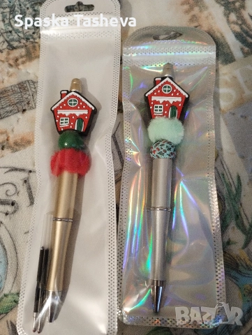 Ръчно изработени химикалки , снимка 3 - Декорация за дома - 52726898