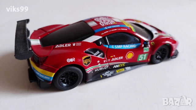 Bburago Shell Racing Ferrari Bluetooth - Мащаб 1:41, снимка 11 - Колекции - 50504534