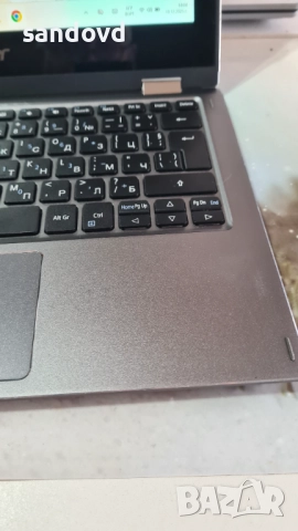 Разкошен коледен лаптоп ACER spin 1 sp111-32n цена 180лв, снимка 2 - Лаптопи за дома - 52837651