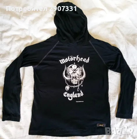 тениска с дълъг рукав и качулка групи Motorhead. 2005. Официален продукт