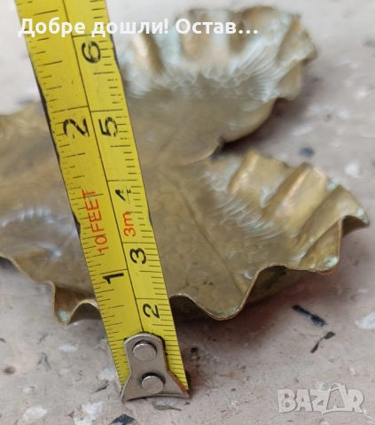 Пепелници: Мида пепелник бронз месинг стар фигура чиния поднос, Ниагара, стъпало, снимка 9 - Други - 33068304