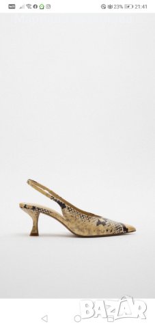Обувки Zara естествена кожа, снимка 10 - Дамски обувки на ток - 40490825