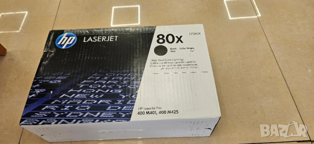 Тонер касета HP 80A Black LaserJet Toner Cartridge Нова Оригинална, снимка 2 - Консумативи за принтери - 53557387