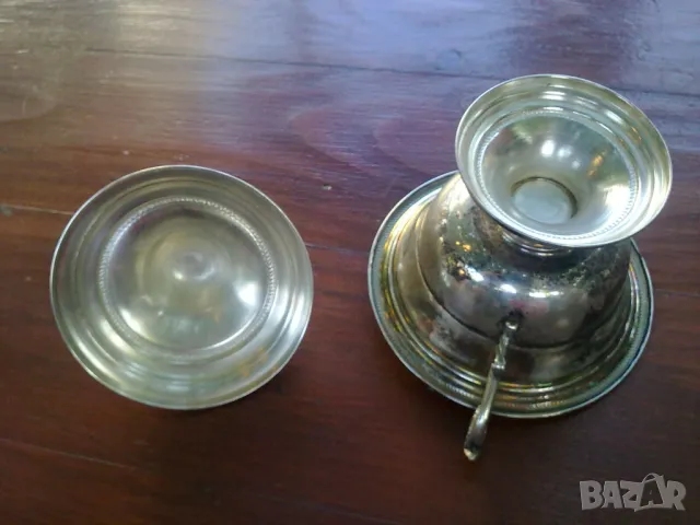 сребърна купа, снимка 3 - Антикварни и старинни предмети - 49296489