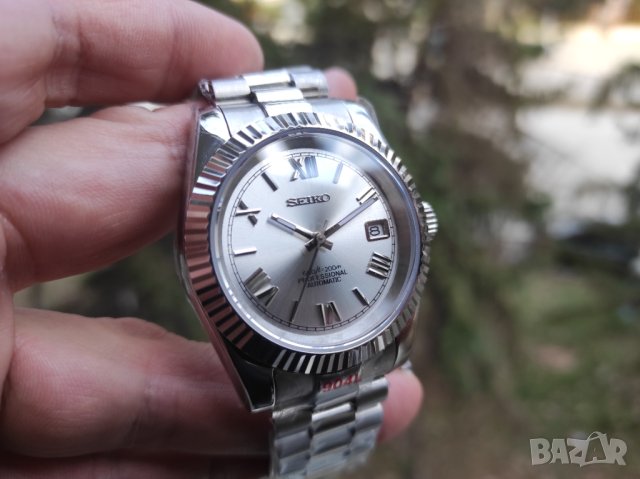 Seiko mod DJ Roman numbers President bracelet, снимка 10 - Мъжки - 43244743