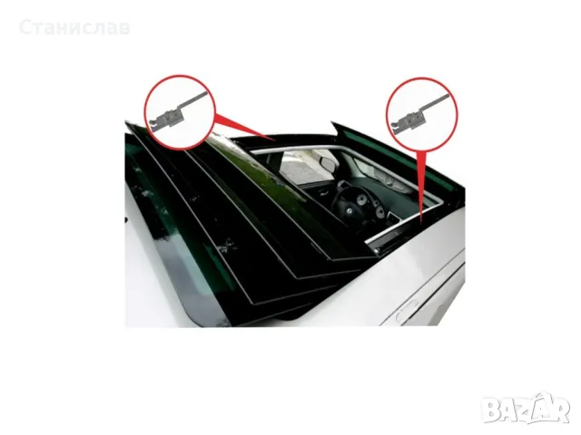 Fiat Stilo Водачи за люк , снимка 3 - Части - 50388529