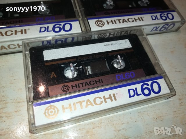 HITACHI DL60 MADE IN JAPAN-ORIGINAL TAPE 0212231920, снимка 3 - Аудио касети - 43243923