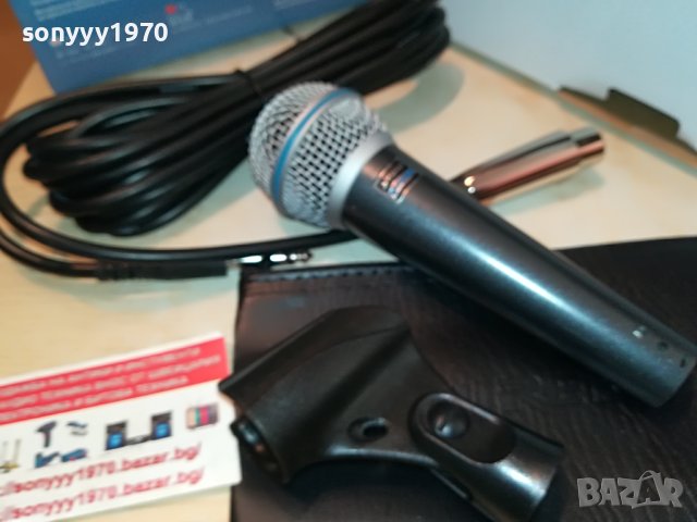 shure beta58A NEW MICROFHONE-ВНОС SWISS 2905221010, снимка 13 - Микрофони - 36907746