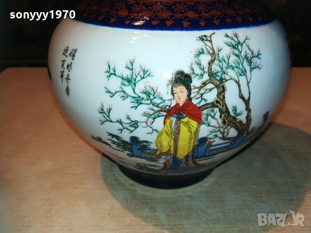 японска ваза с печат 1905211824, снимка 5 - Антикварни и старинни предмети - 32934336