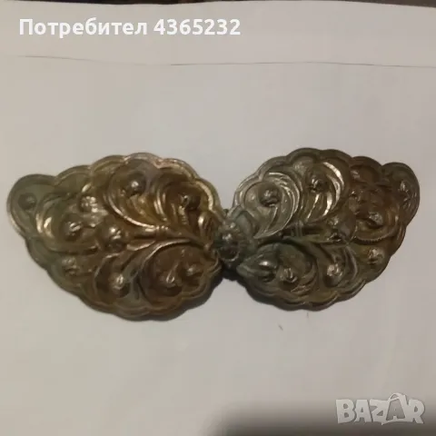 Възрожденски пафти сребро сачан , снимка 1