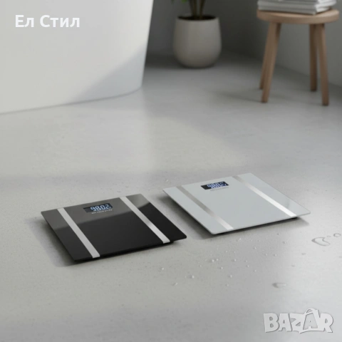 Дигитален кантар за тегло Rosberg R51650I, с Bluetooth, LCD екран, до 180кг, снимка 2 - Друга електроника - 53585885