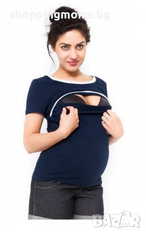 Блуза за бременни и кърмещи - модел 08561