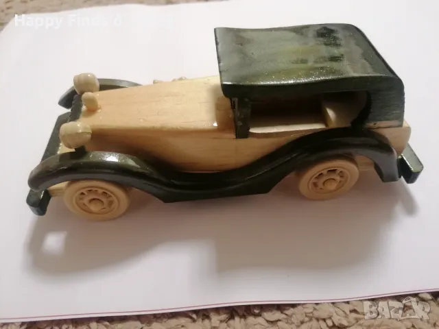 Дървен модел автомобил 19 /7 /7 см. , снимка 1