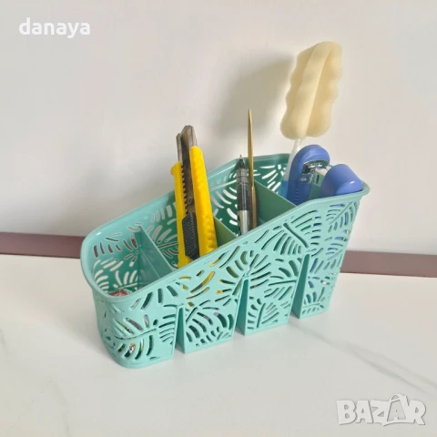 6051 Сушилник за прибори органайзер за бюро с 4 отделения, снимка 8 - Органайзери - 51264160