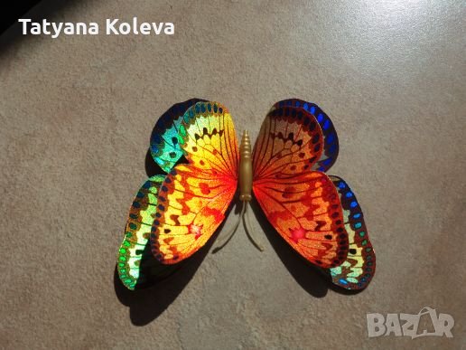 3D пеперуди за декорация с двойни крила СВЕТЕЩИ, снимка 15 - Декорация за дома - 25424987