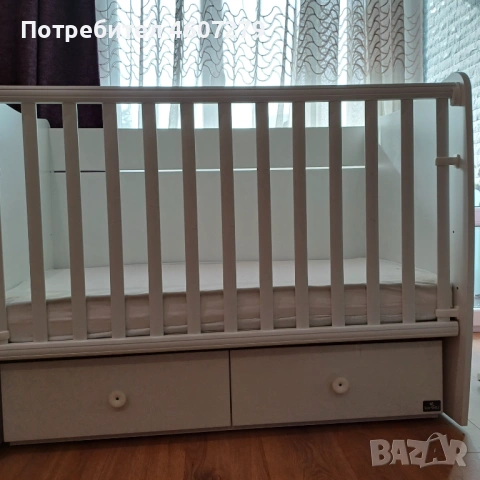 Бебешко легло Лорели + матрак, снимка 2 - Бебешки легла и матраци - 53580178