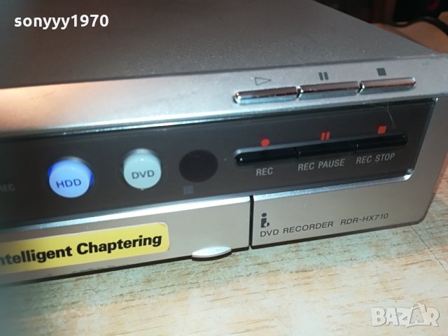 sony rdr-hx710 hdd/dvd recorder 1104212146, снимка 7 - Плейъри, домашно кино, прожектори - 32510955