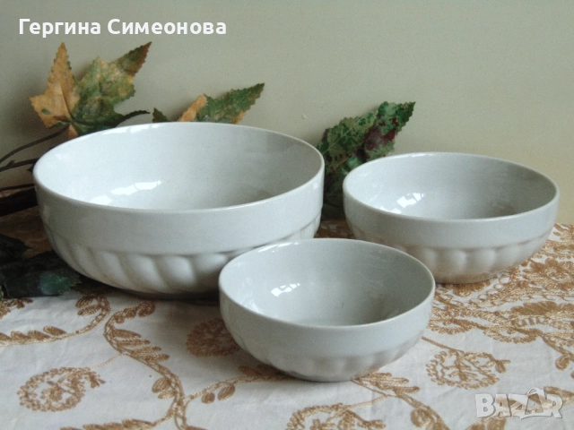 Три купи стар български порцелан