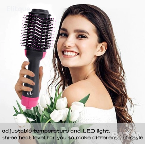 Четка сешоар с горещ въздух 2 в 1 ПРОМОЦИЯ, снимка 4 - Сешоари - 52613718