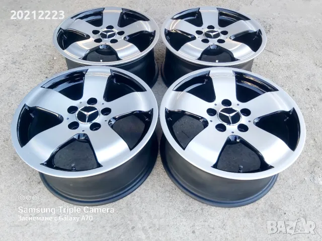 4 броя алуминиеви джанти за Мercedes-Benz E-Class 16, снимка 6 - Гуми и джанти - 49823399