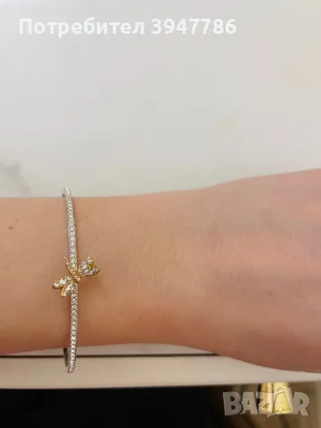 гривна на Swarovski, снимка 3 - Гривни - 48787991