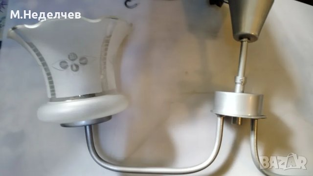 Осветително тяло с две тела 2х60 вата, снимка 5 - Лампи за таван - 49690167