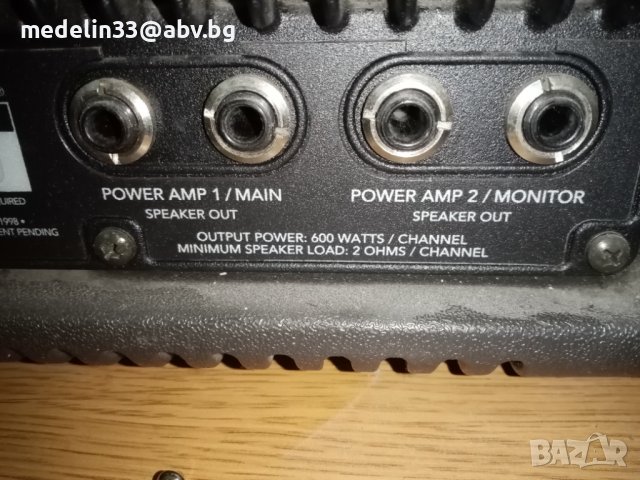 Power mixer MACKIE M808 FR 2х600 W. Made in USA оригинален. , снимка 12 - Други - 36421760