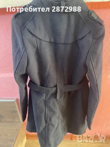 Черно палто , снимка 3 - Палта, манта - 47882622