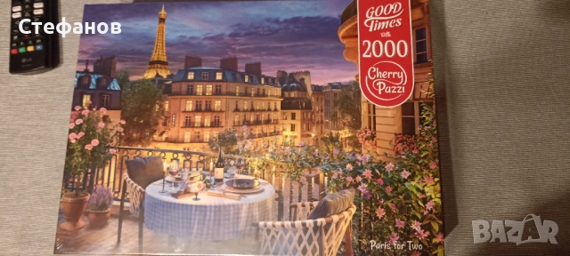 Пъзел на Cherry pazi , Paris  for two, 2000 части, снимка 2 - Пъзели - 52413059