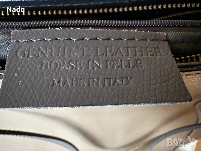 Оригинална дамска чанта CLASSE REGINA – естествена кожа, Made in Italy, снимка 8 - Чанти - 52895970