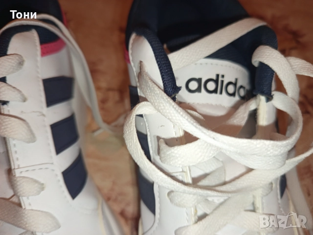 ADIDAS Оригинал Нови Дамски Кожени Маратонки 40, снимка 10 - Маратонки - 52860731