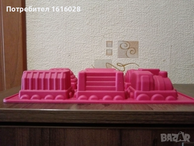 Силиконов молд с формички на влак - локомотив с вагончета, снимка 4 - Декорация за дома - 47815168