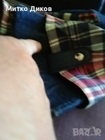 Tommy hilfiger маркова чанта промазан плат39х24х16см, снимка 8 - Чанти - 40622039