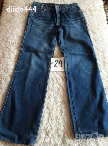 Мъжки тъмно сини дънки № 24