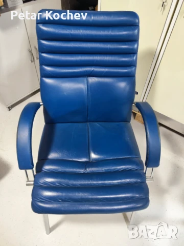 Офисни Посетителски столове в отлично състояние Сини, снимка 4 - Столове - 50818982