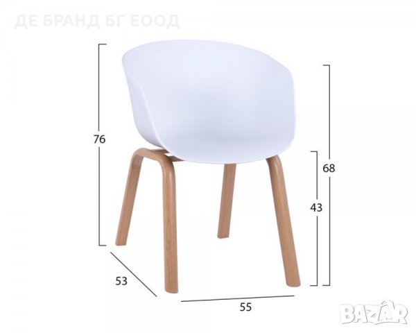 Висококачествени трапезни столове тип кресло МОДЕЛ 89, снимка 3 - Столове - 32989537