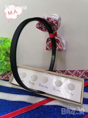 Аксесоари за коса с етно мотиви. , снимка 13 - Аксесоари за коса - 30407641