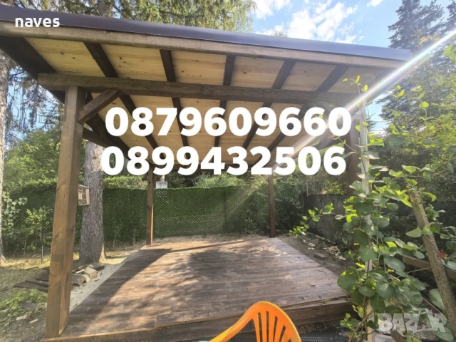 Дървени Навеси Навеси  Изграждане на Покриви , снимка 17 - Ремонти на покриви - 48782364