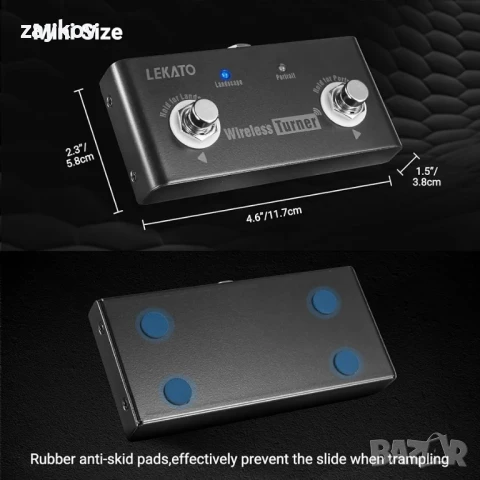 Безжичен педал LEKATO за таблет и телефон (Android и iOS система над версия 13.4),, снимка 4 - Друга електроника - 51422997