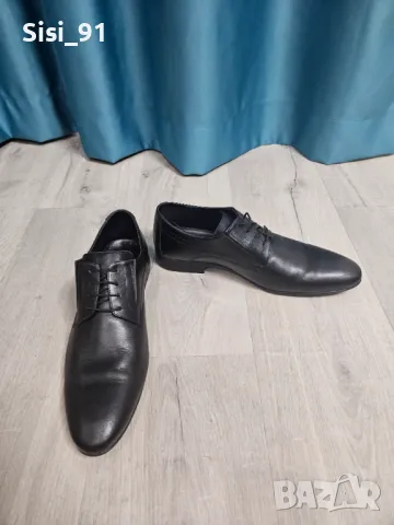 Официални мъжки обувки от естествена кожа, снимка 4 - Официални обувки - 49677794