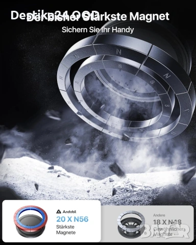 Магнитна стойка за телефон MagSafe за кола за въздуховод, снимка 6 - Аксесоари и консумативи - 53465362