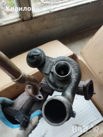 Турбо 7700107795 Garrett за Рено Меган 1,9 дти Megane Scenic  1,9 dti 98 конски сили, снимка 4 - Части - 52403772
