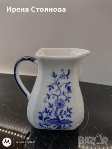 Кана декор син лук,  вместимост 500 мл., снимка 1