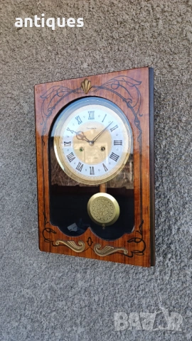 Стар руски стенен часовник - Янтар / Jantar - 1985г. - №2, снимка 2 - Антикварни и старинни предмети - 53411606