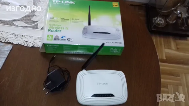 19 ЛЕВА ПОЧТИ НОВ*Безжичен рутер, снимка 1