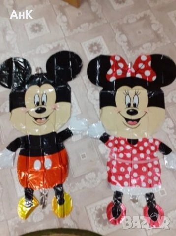 Голям балон с Мики и Мини маус 112см, снимка 2 - Други - 28945816