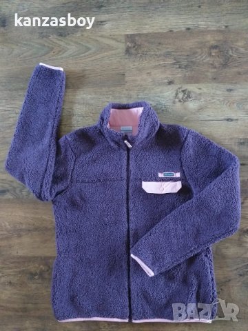 COLUMBIA Mountain Side sherpa fleece jacket - страхотно поларено горнище, снимка 5 - Спортни екипи - 39070202