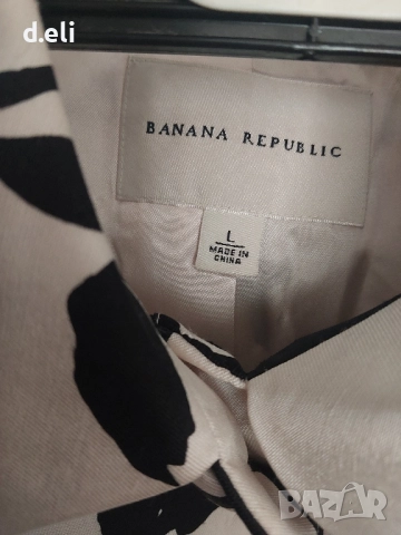 BANANA REPUBLIC 🇺🇸 Original Size L 100% Коприна, снимка 7 - Палта, манта - 51632975
