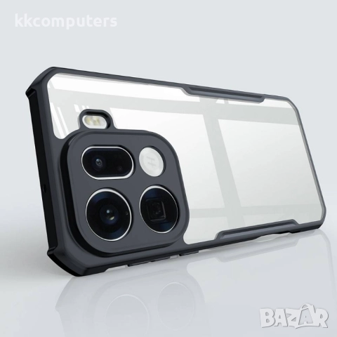 Калъф + протектор XUNDD за Oppo Find X9 Pro 5G – прозрачен удароустойчив TPU + акрил, Airbag защита, снимка 2 - Калъфи, кейсове - 52686832